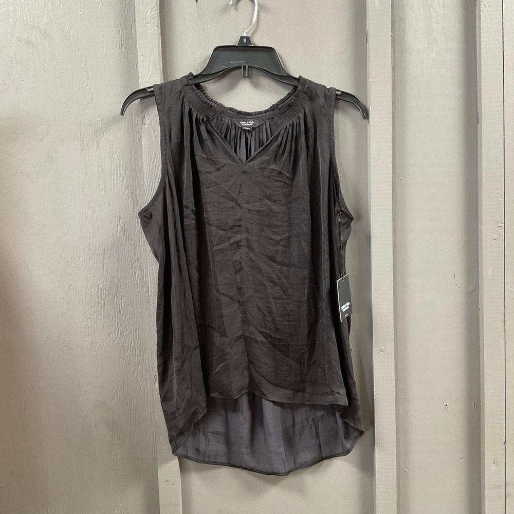 Simply Vera Vera wang womens pleated shell blouse